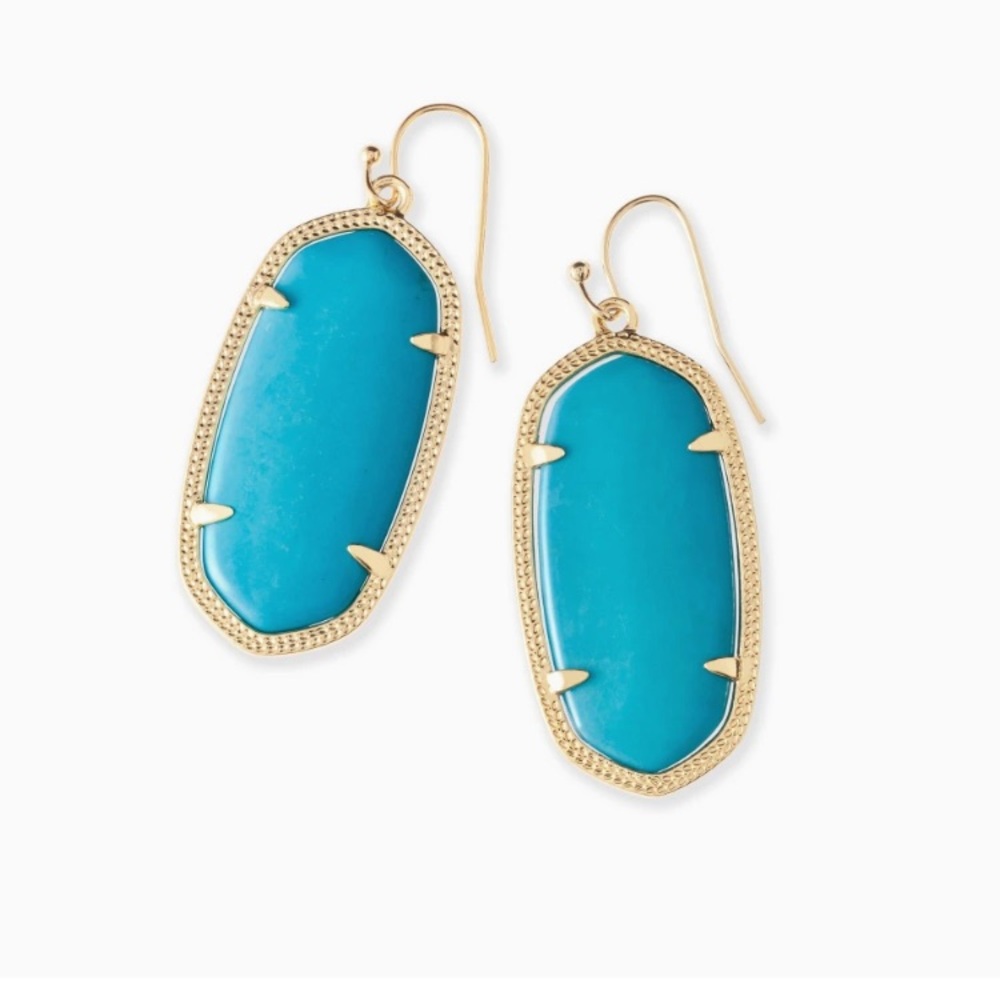 Kendra Scott Elle earrings in turquoise